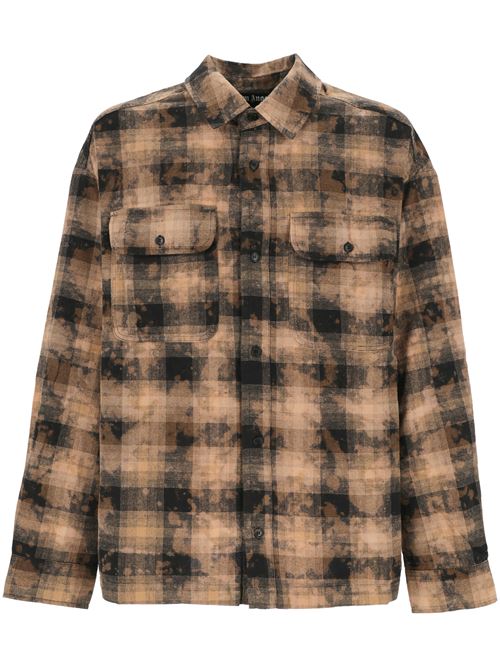 Checked shirt PALM ANGELS | PMGE043F24FAB0016003